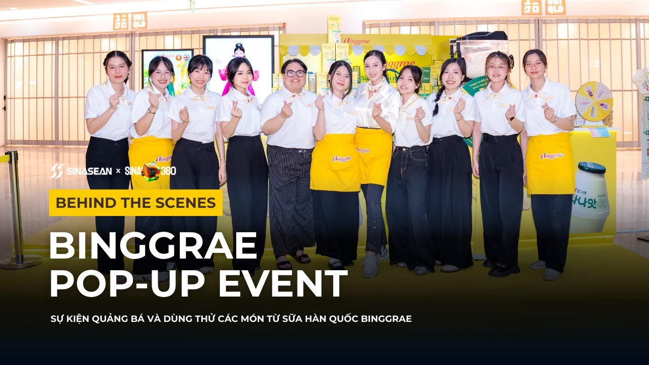 SINASEAN 360 | BEHIND THE SCENES | Binggrae Popup Event 2025